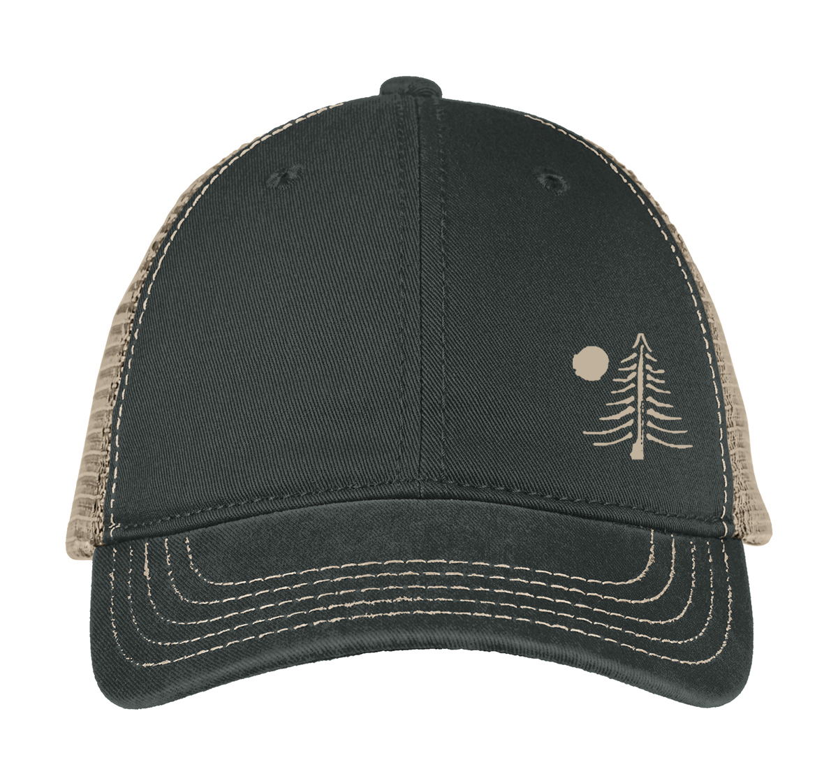 custom design of District DT630 Super Soft Mesh Back Cap