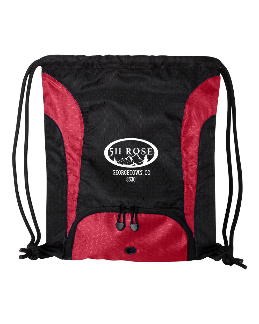 custom design of Liberty Bags 8890 - Santa Cruz Drawstring Backpack