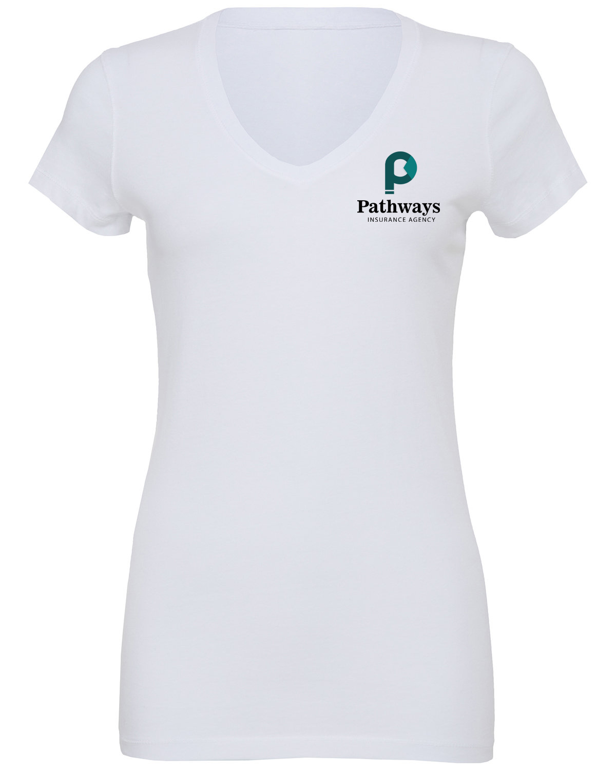 custom design of bella 6005 Ladies' Short Sleeve V-Neck T-Shirt