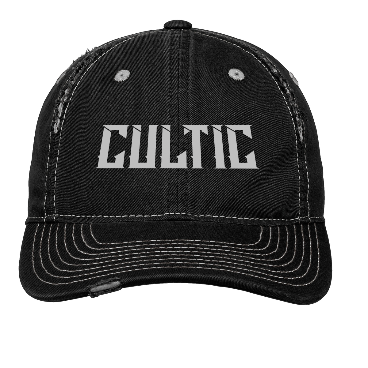 custom design of District® DT612 Rip and Distressed Cap