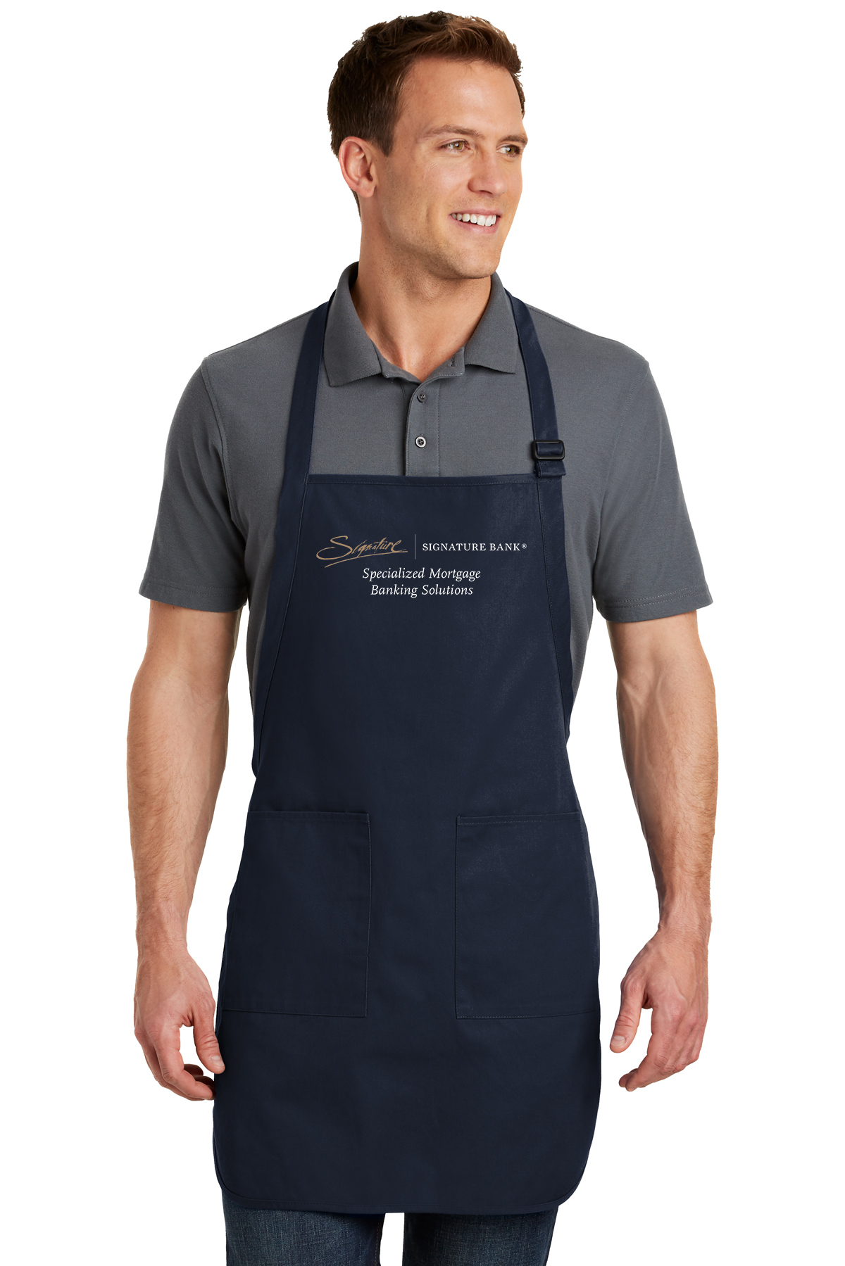custom design of Port Authority® A500 Full Length Apron with Pockets