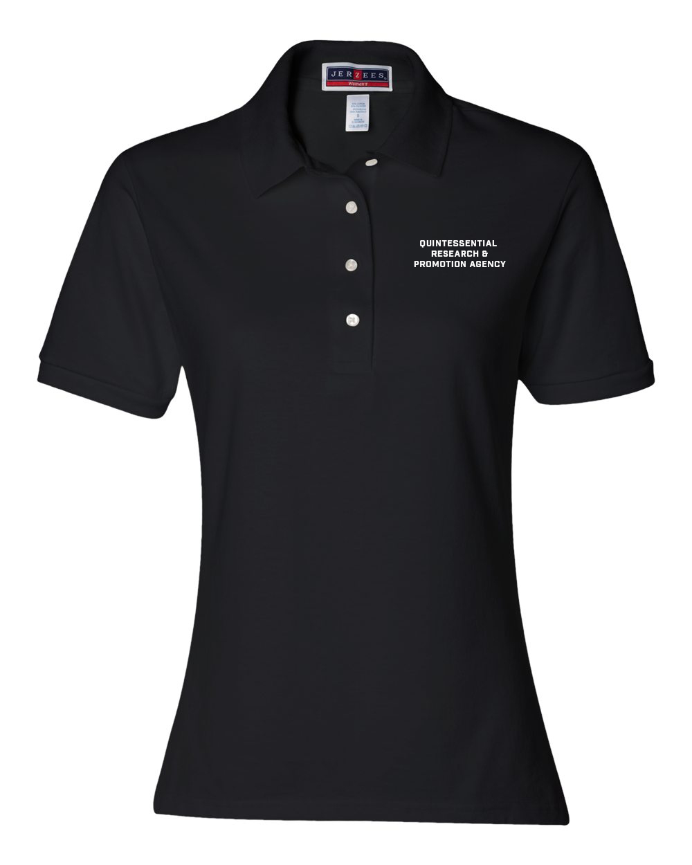 custom design of Jerzees 437W - Women's Spotshield 50/50 Sport Shirt