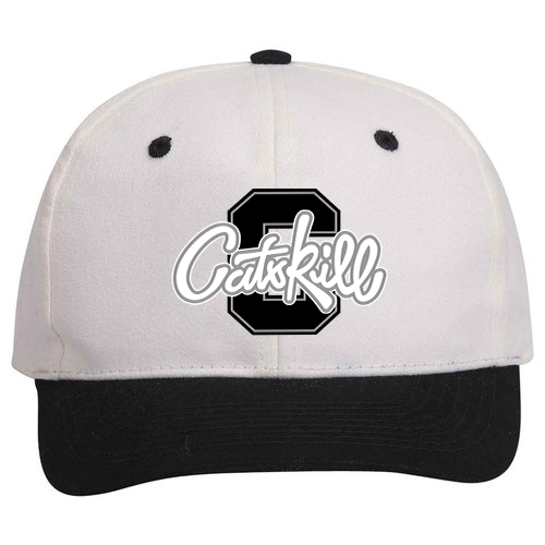 custom design of Brushed cotton twill two tone color six panel pro style caps