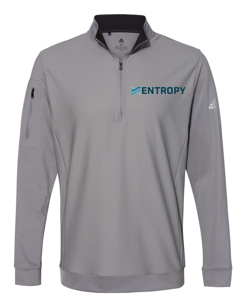 custom design of Adidas A295 - Performance Texture Quarter-Zip Pullover