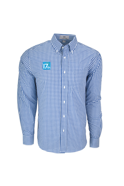 custom design of Vantage 1107 - Men's Easy-Care Gingham Check Shirt