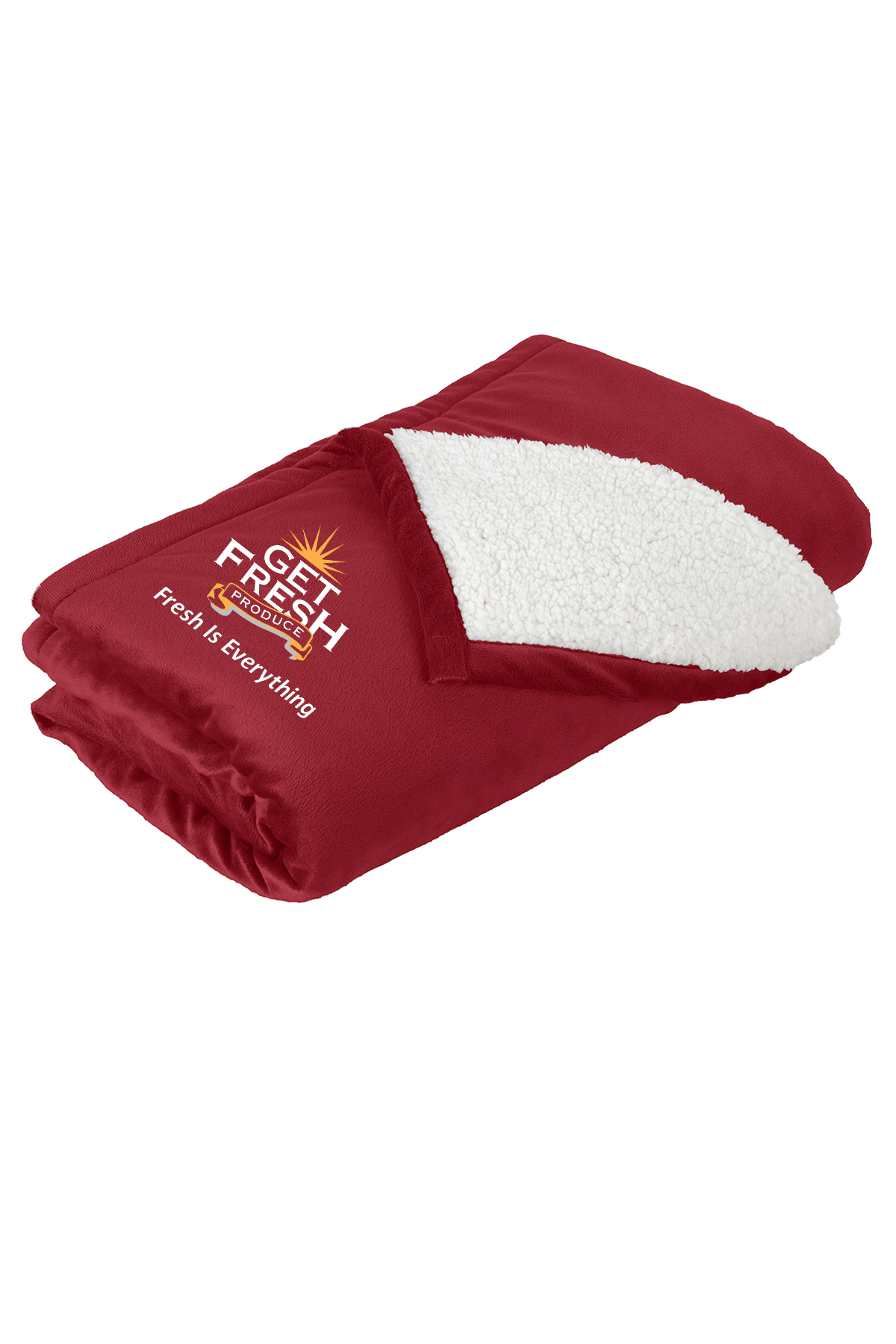 custom design of Port Authority&reg; BP40 Mountain Lodge Blanket