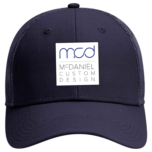 custom design of OTTO CAP - 83-1273 6 Panel Low Profile Mesh Back Trucker Hat