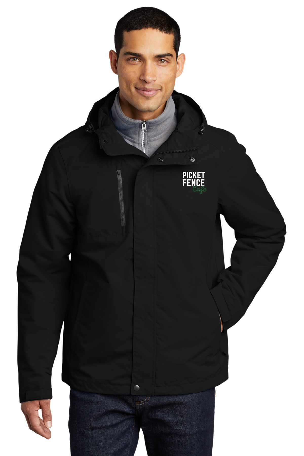 custom design of Port Authority  J331 - All-Conditions Jacket