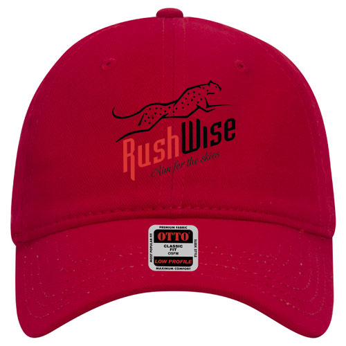 custom design of OTTO Cap 18-253 - Brushed Bull Denim 6-Panel Baseball Cap