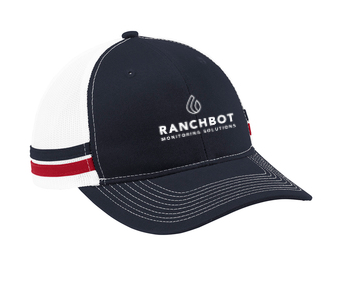 custom design of Port Authority C113 - Two-Stripe Snapback Trucker Cap