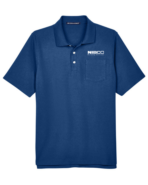 custom design of Devon & Jones DG150P - Men's DRYTEC20 Performance Pocket Polo