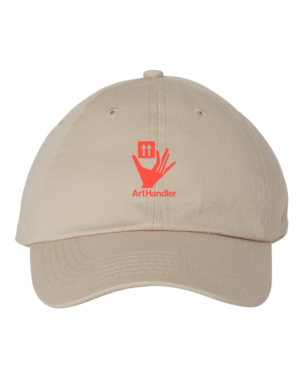 custom design of Big Accessories BX001 6-Panel Brushed Twill Unstructured Cap