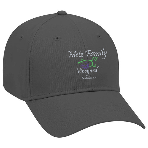 custom design of OTTO Cap 19-503 - Brushed Cotton Twill 6-Panel Baseball Cap