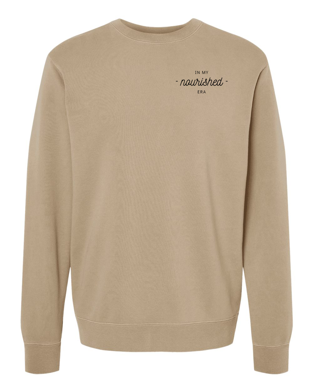 custom design of Independent Trading Co. PRM3500 - Unisex Midweight Pigment Dyed Crew Neck