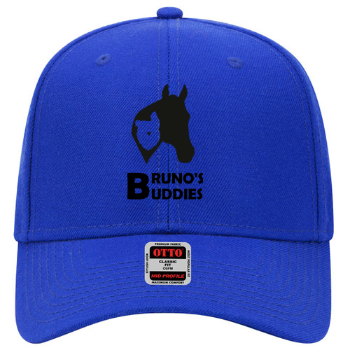 custom design of OTTO Cap 27-210 - 6-Panel Wool Blend Twill Mid Profile Baseball Cap