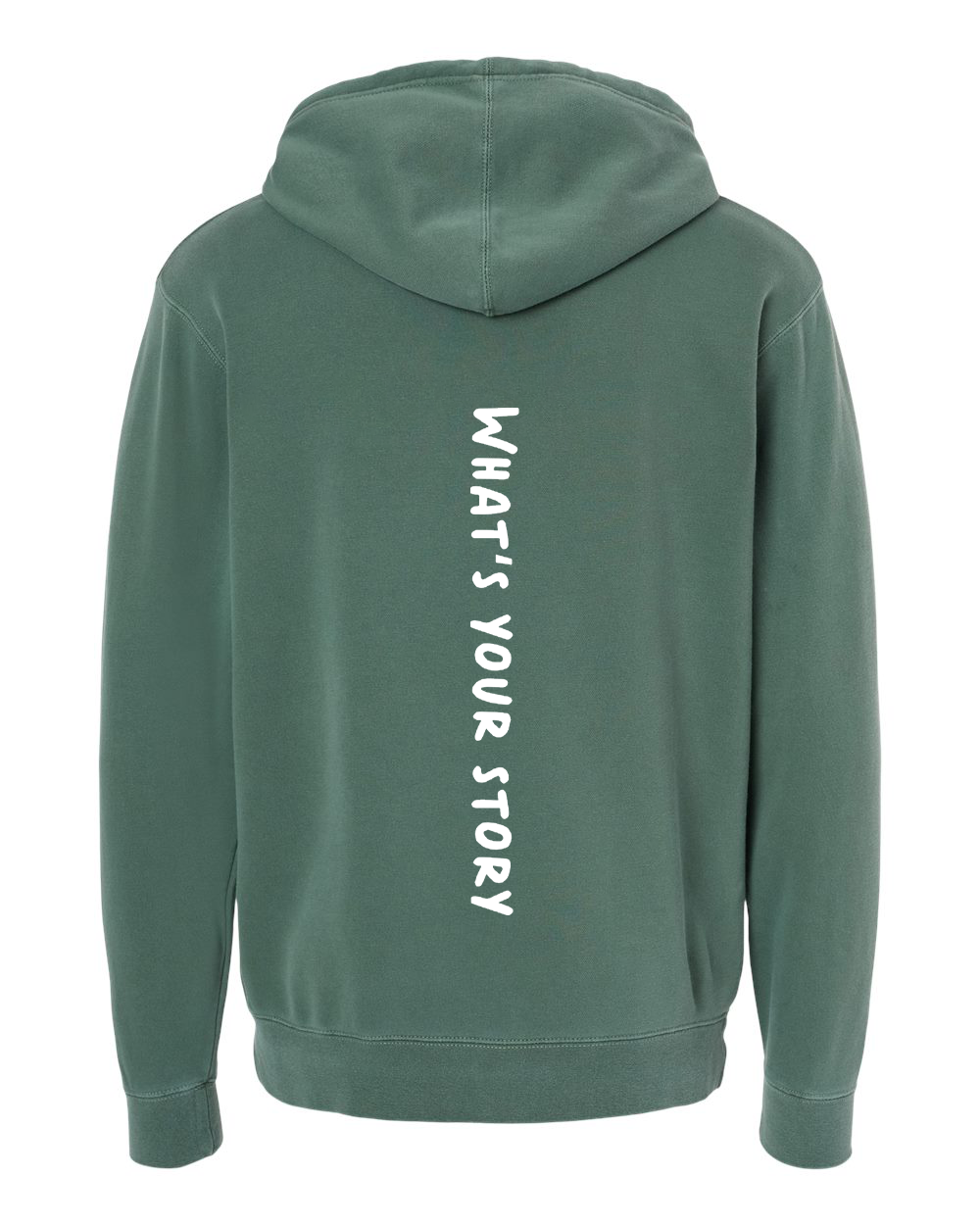 custom design of Independent Trading Co. PRM4500 - Unisex Midweight Pigment Dyed Hooded Pullover