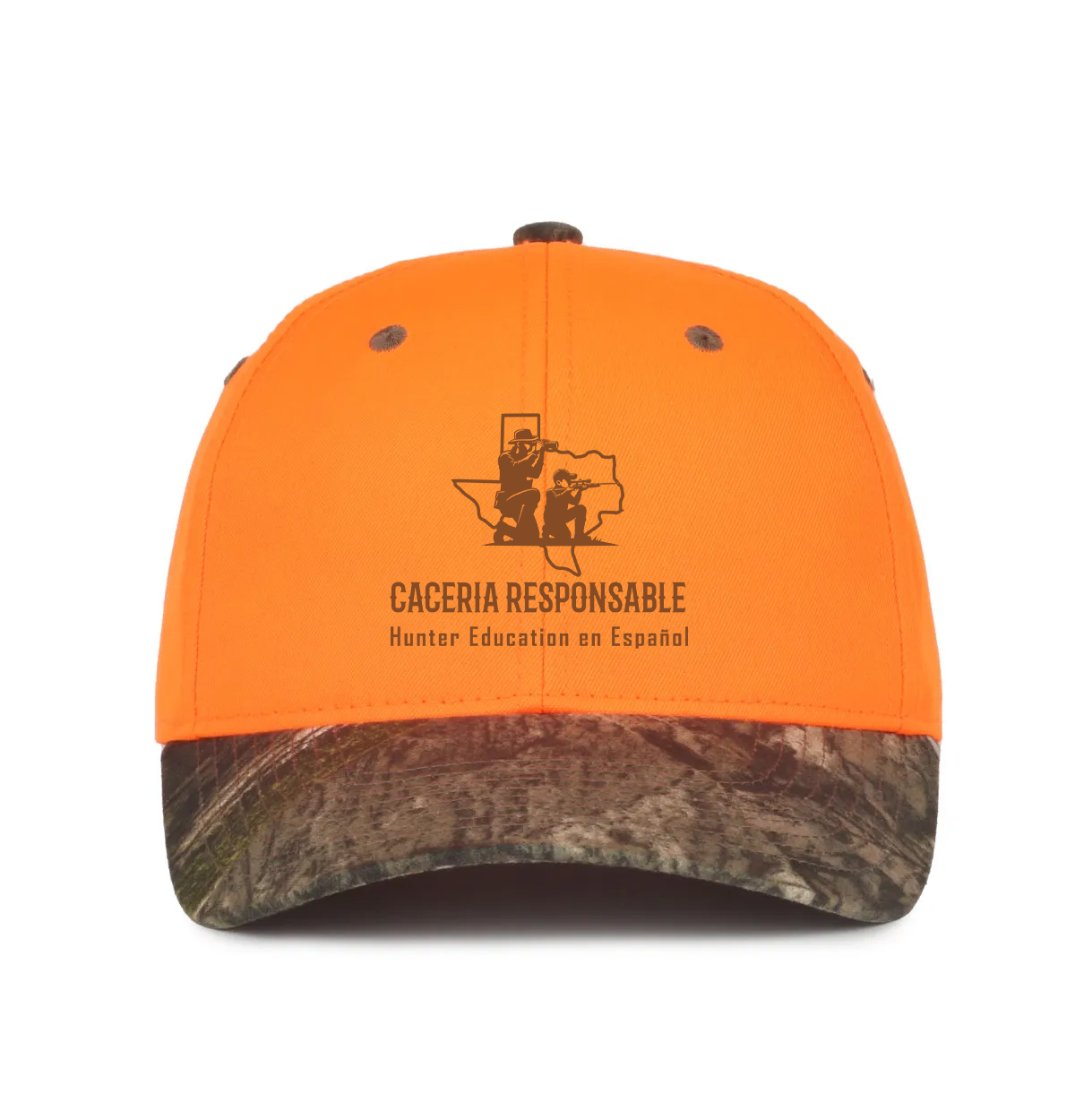 custom design of Outdoor Cap 202IS - Blaze W/Camo Visor Cap