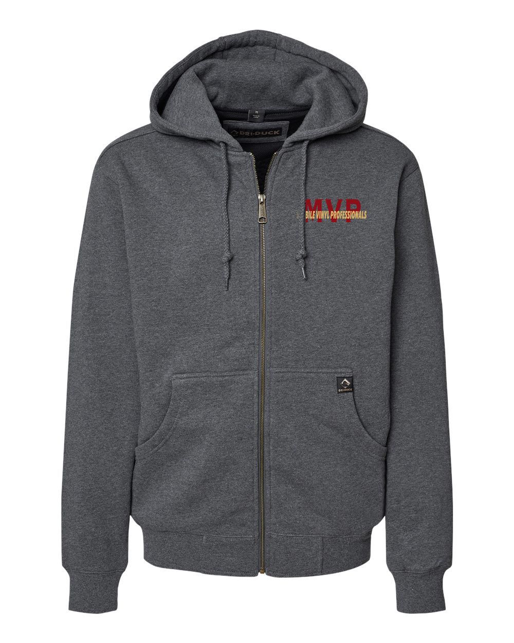 custom design of DRI DUCK 7033 Crossfire Heavyweight Power Fleece Jacket with Thermal Lining