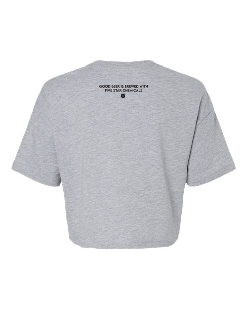 custom design of Bella + Canvas 6482 - Women's Jersey Crop Tee
