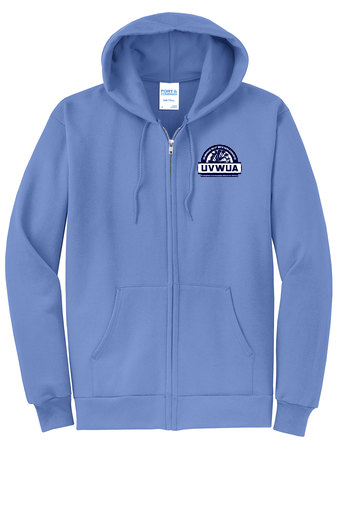 custom design of Port & Company® PC78ZH Classic Full-Zip Hooded Sweatshirt