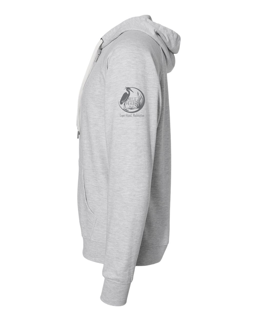 custom design of Independent Trading Co. SS1000Z - Unisex Lightweight Loopback Terry Zip Hood
