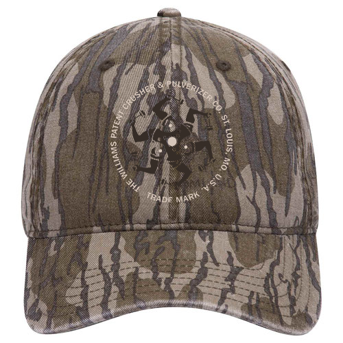 OTTO CAP 171-1296 - Mossy Oak Camouflage Garment Washed Superior Cotton Twill 6 Panel Low Profile Baseball Cap