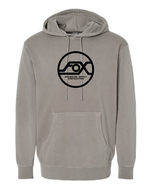 custom design of Independent Trading Co. PRM4500 - Unisex Midweight Pigment Dyed Hooded Pullover