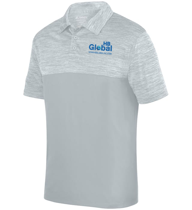 custom design of Augusta Drop Ship 5412 - Adult Shadow Tonal Heather Polo