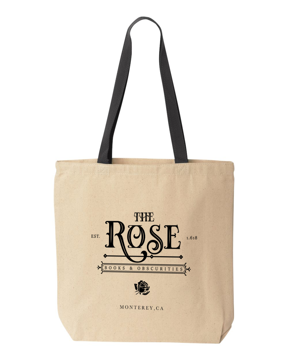 Liberty Bags 8868 - Gusseted 10 Ounce Natural Tote with Colored Handle
