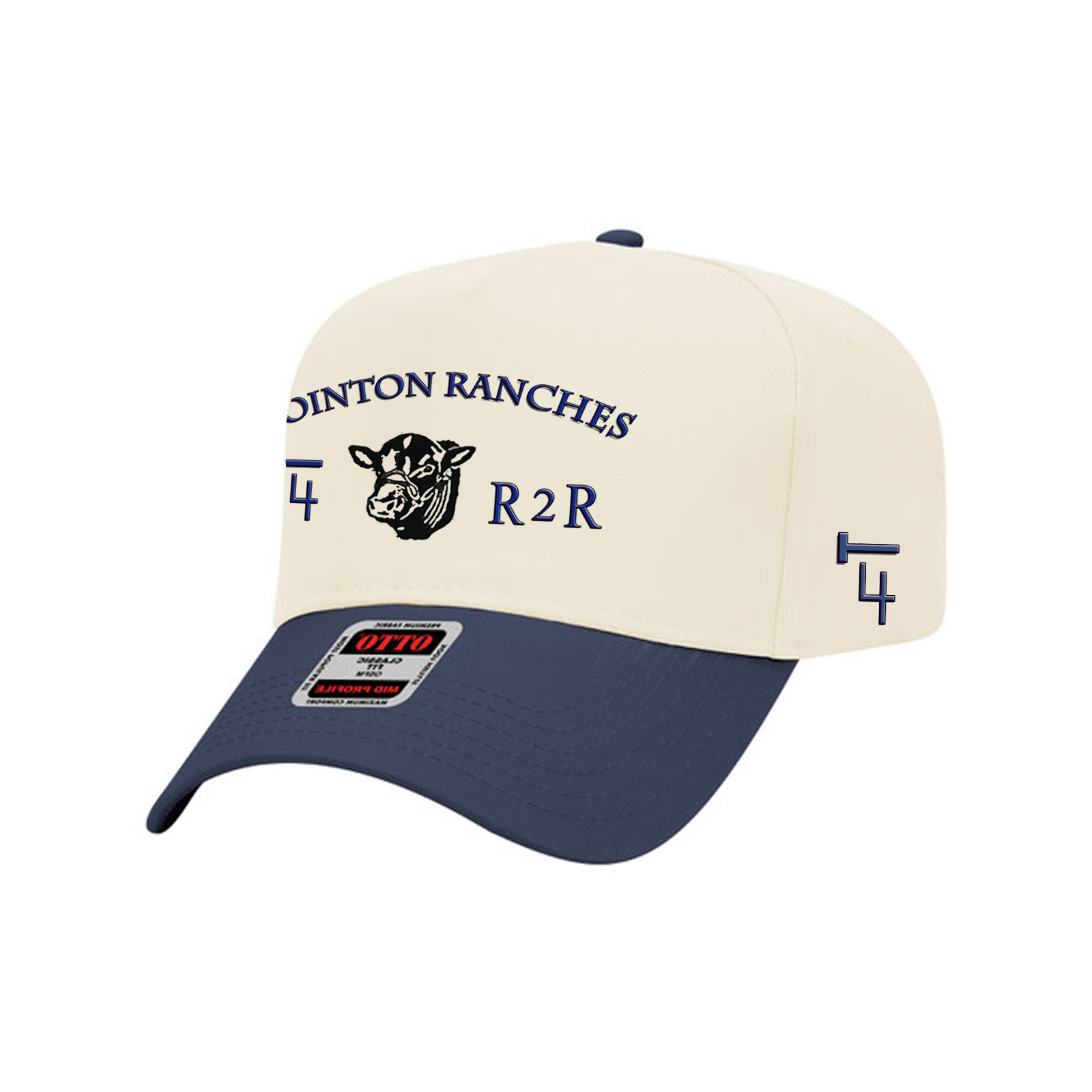 OTTO Cap 31-069 - Cotton Blend Twill 5-Panel Mid Profile Baseball Cap