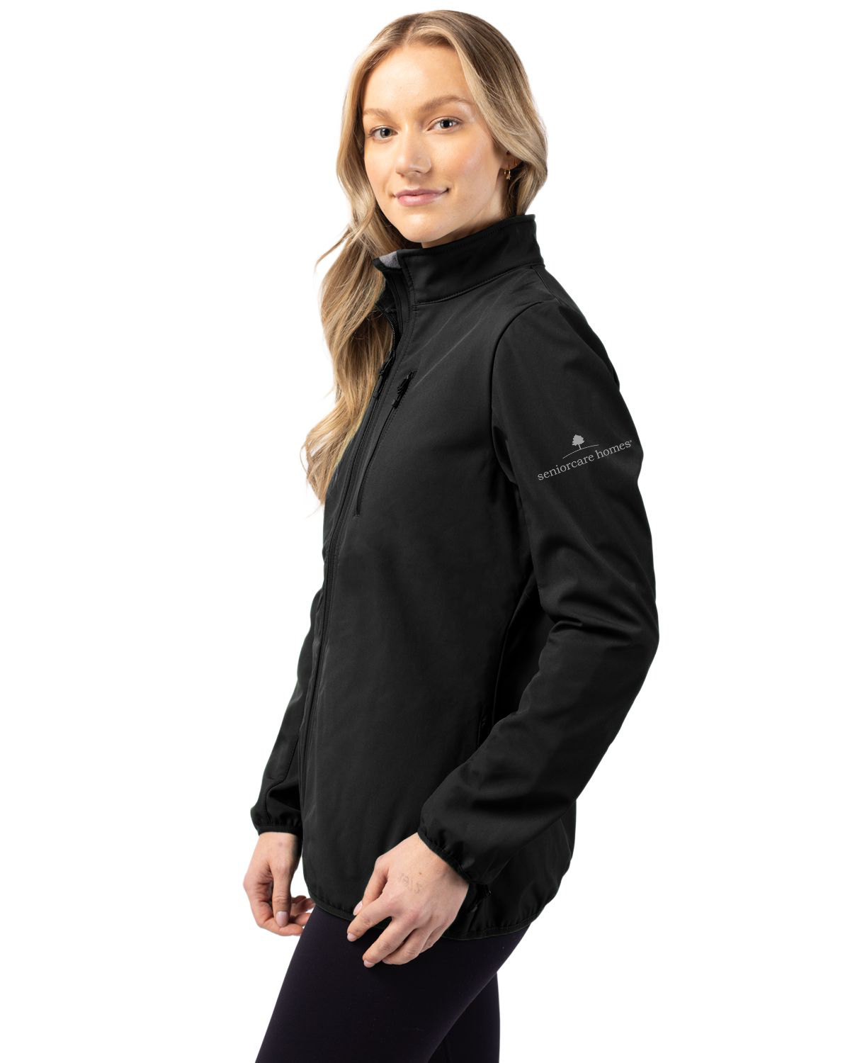 CUTTER & BUCK LQO00053 - Clique Trail Eco Stretch Softshell Full Zip Womens Jacket