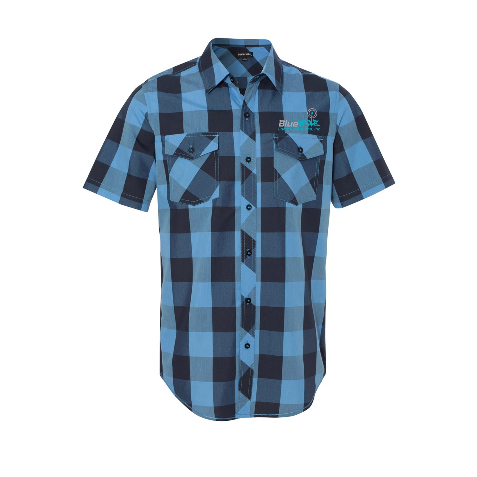 Burnside 9203 Drop Ship - Buffalo Plaid Short Sleeve Shirt