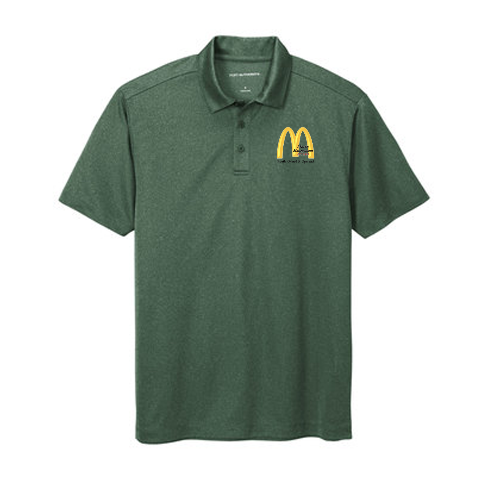 custom design of Port Authority&reg; - K542 - Heathered Silk Touch&trade; Performance Polo