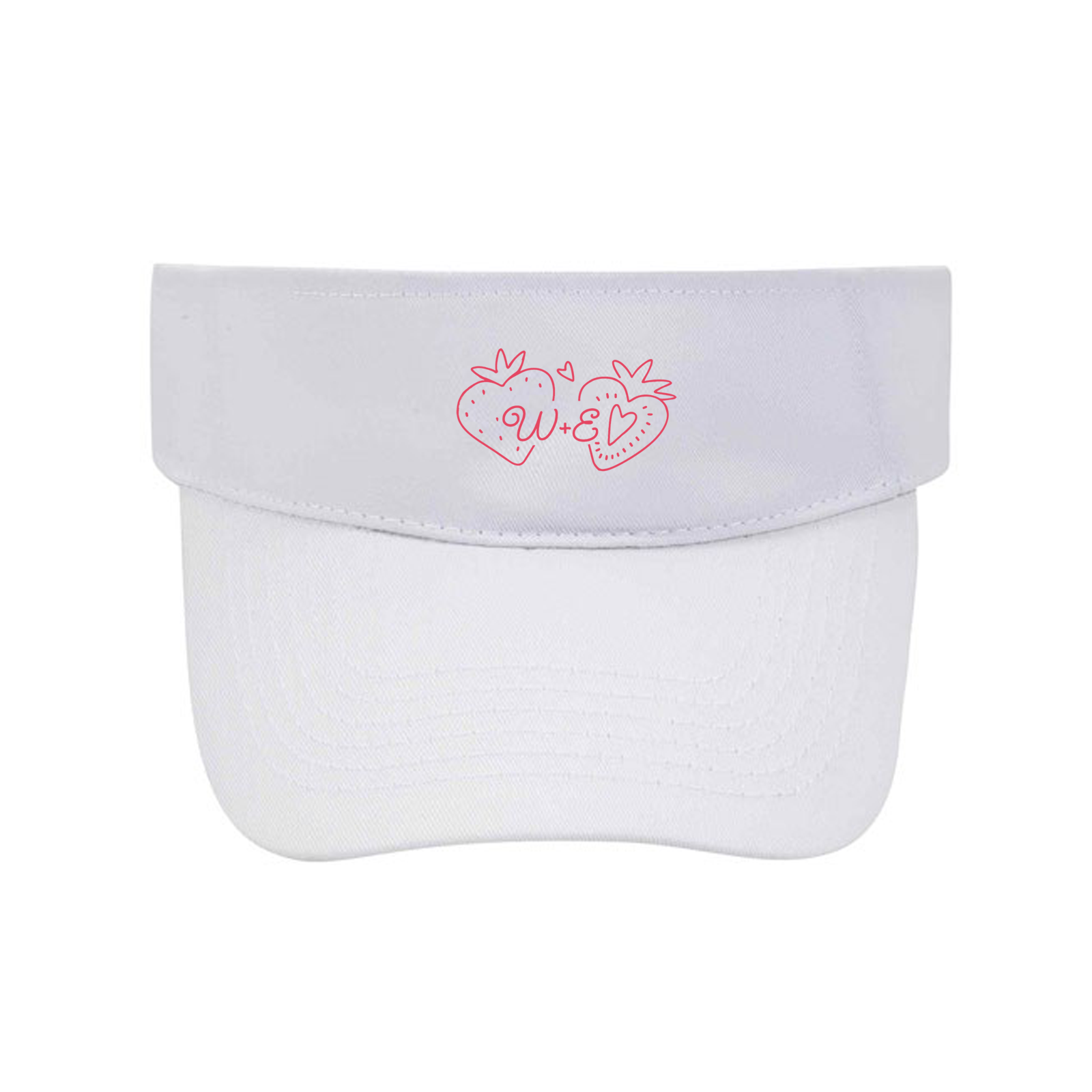 custom design of Promo cotton twill solid color six panel sun visors
