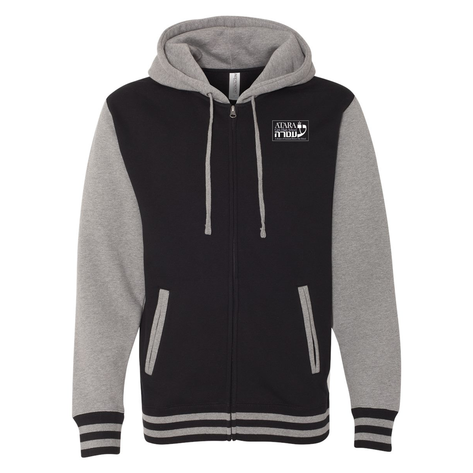 Independent Trading Co. IND45UVZ - Unisex Vasirty Zip Hood