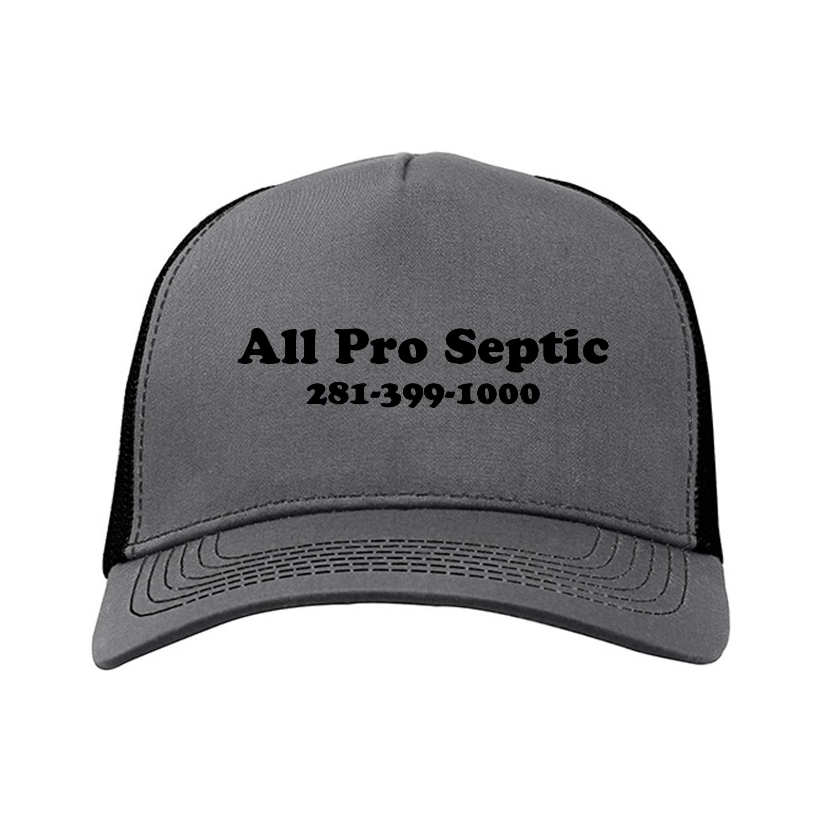 custom design of Cobra C112F - 5-Panel Structured Poly/Cotton Front Mesh Back