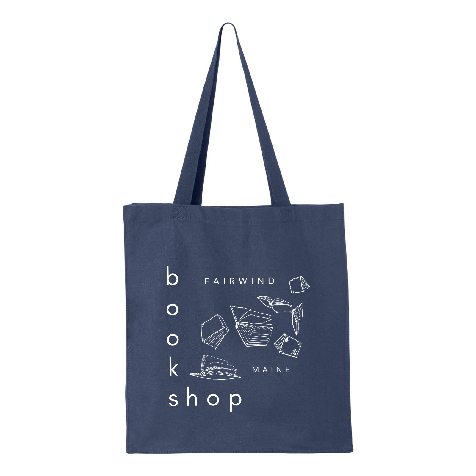 Q-Tees Q125300 - 13.7L Gusseted Canvas Shopper
