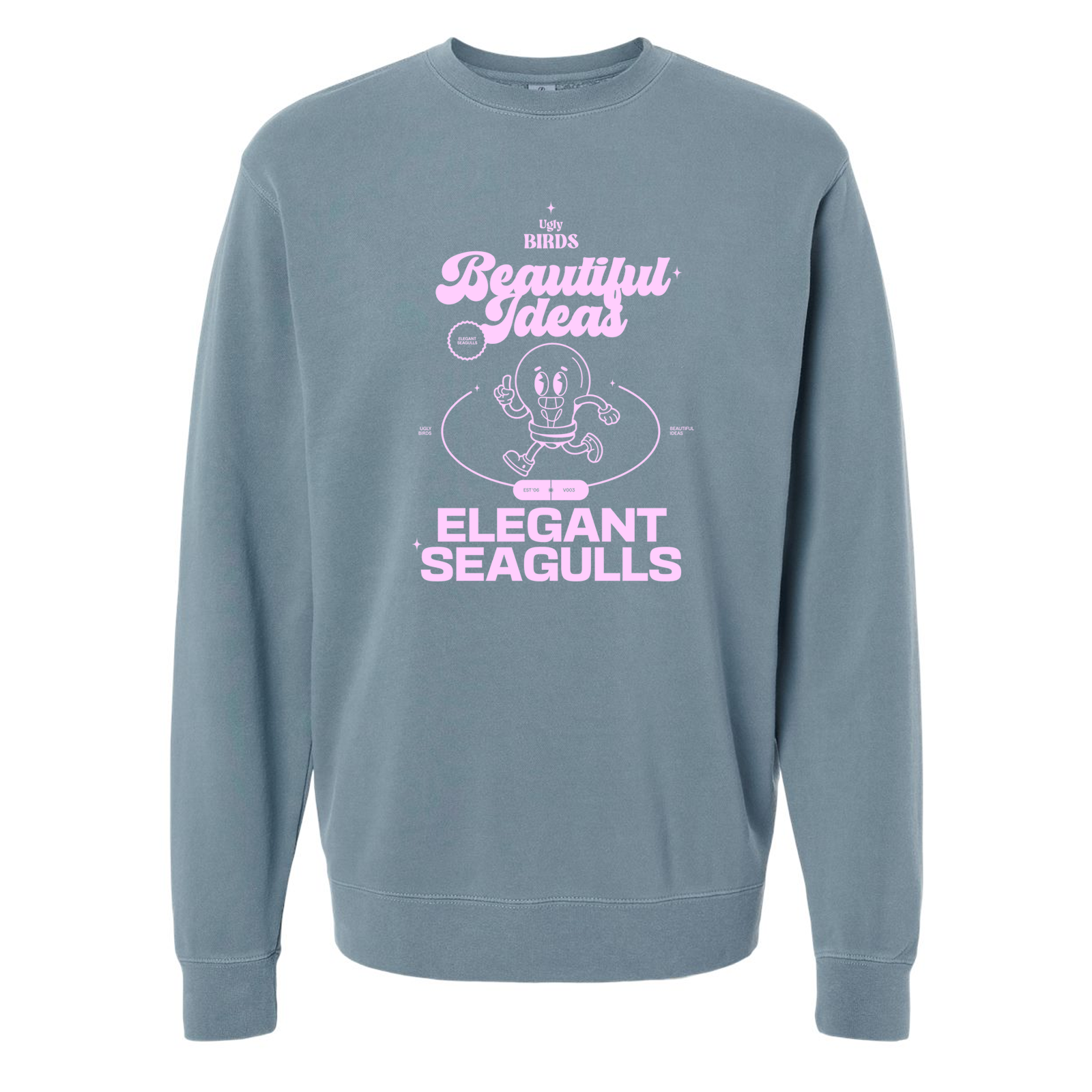 Independent Trading Co. PRM3500 - Unisex Midweight Pigment Dyed Crew Neck