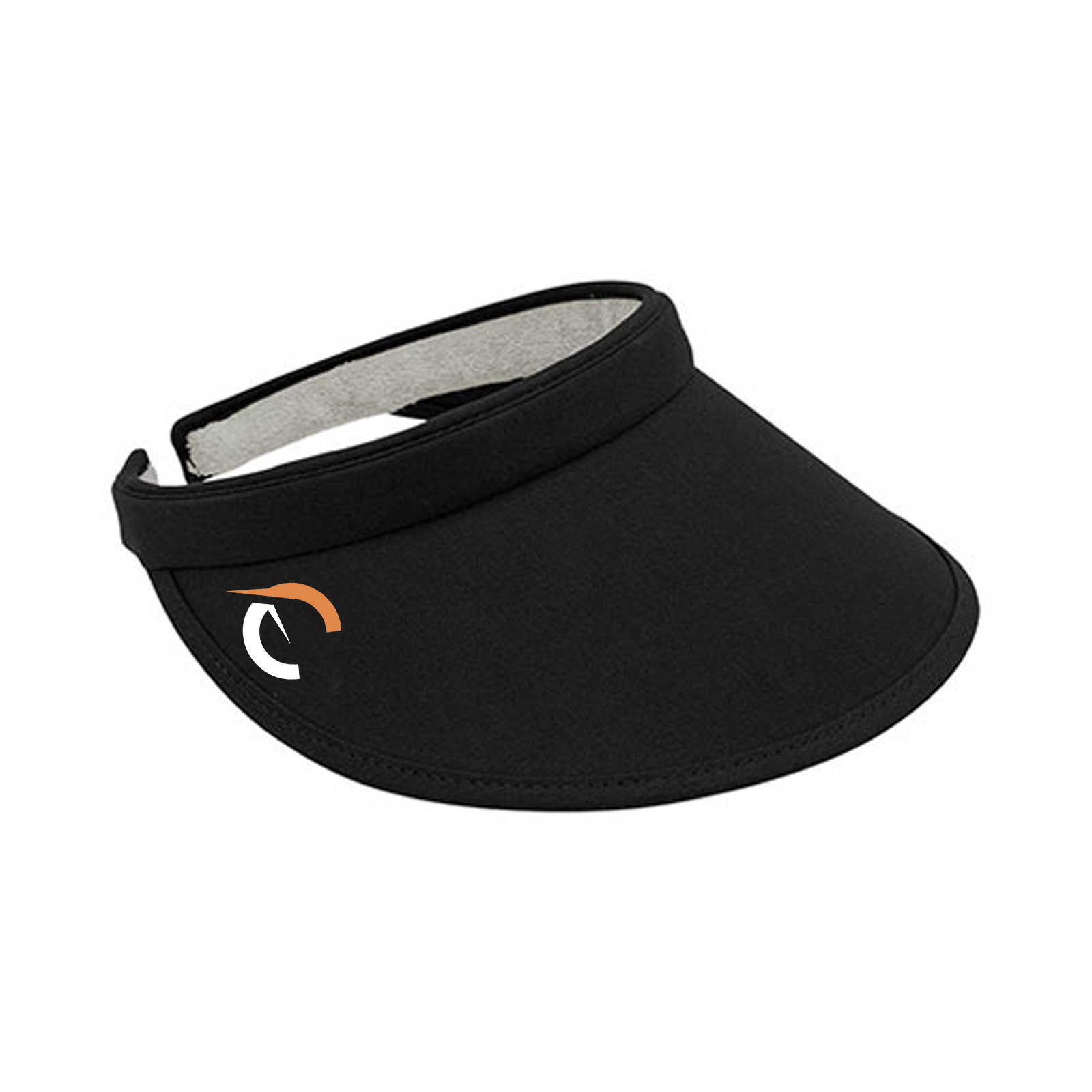 custom design of Mega Cap 4115B - Cotton Twill Clip-On Visor