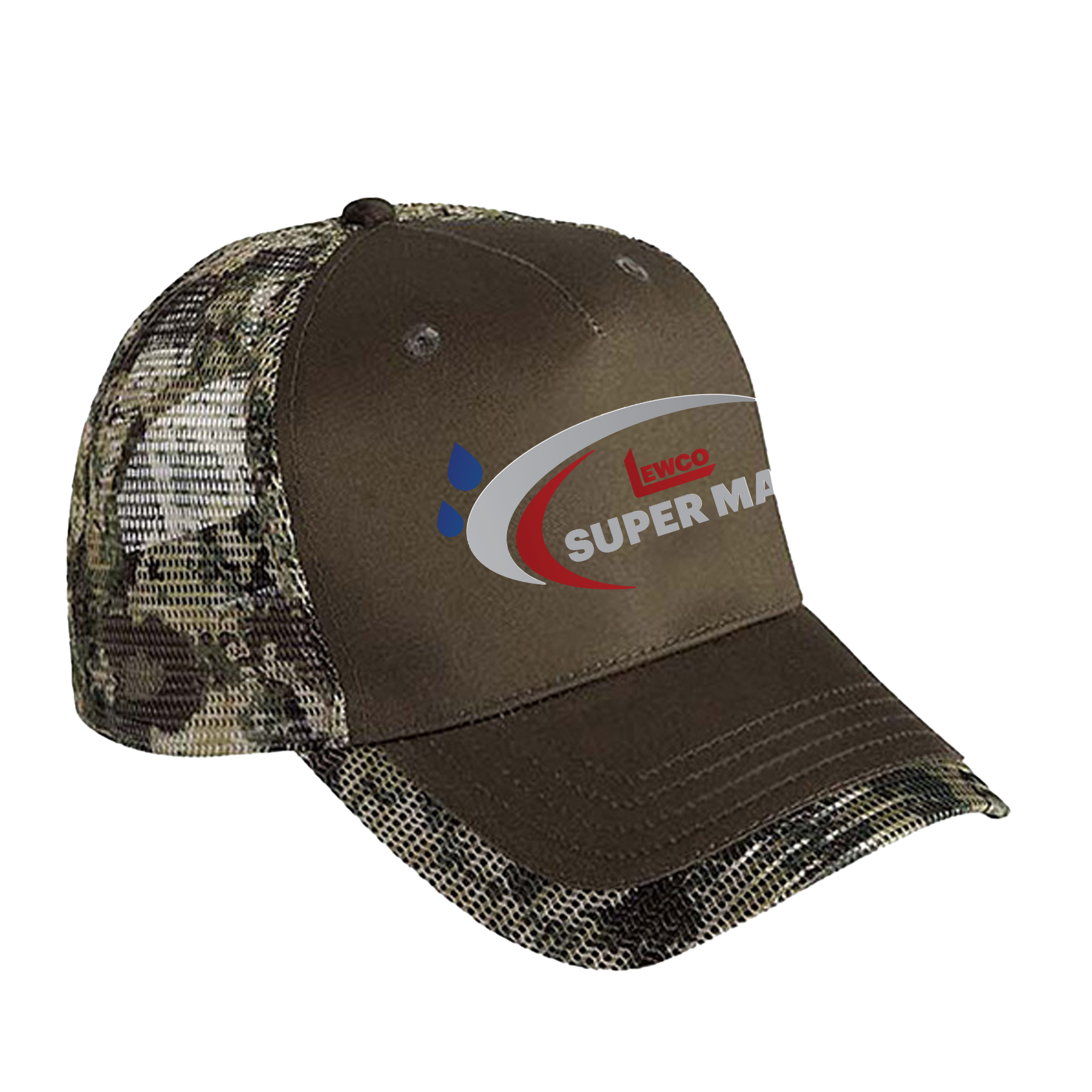 custom design of Big Accessories BX019 6-Panel Structured Trucker Cap