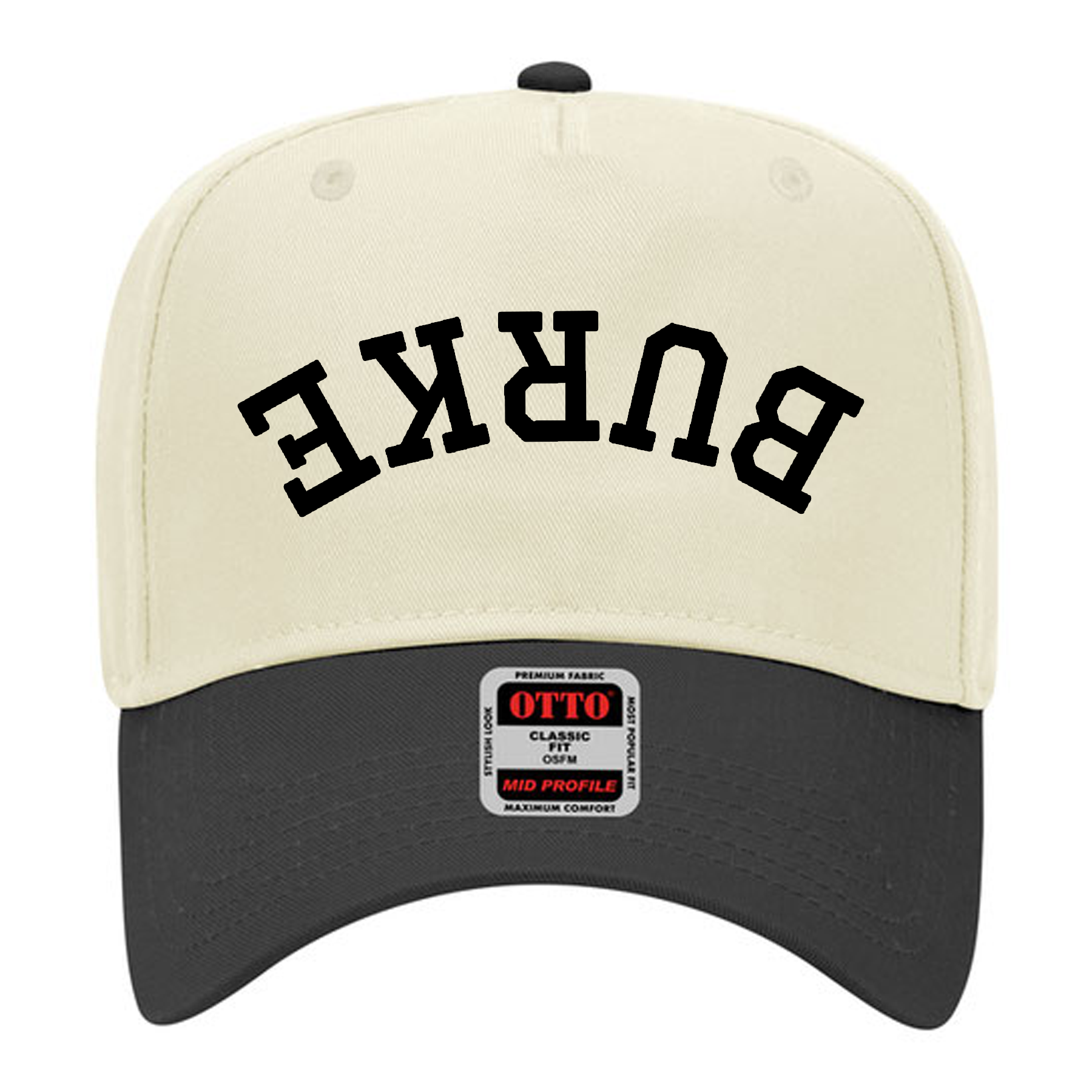 OTTO Cap 31-069 - Cotton Blend Twill 5-Panel Mid Profile Baseball Cap