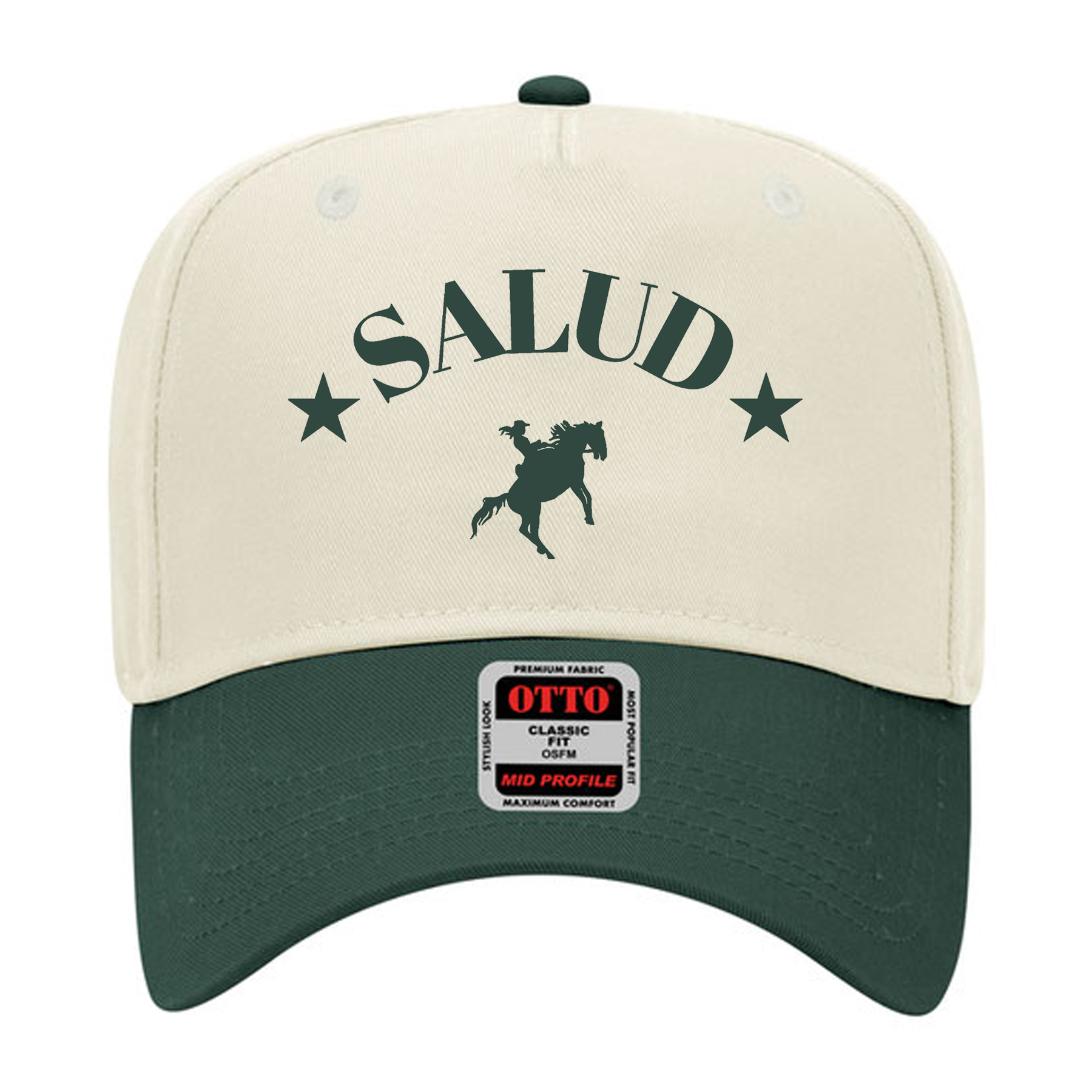 OTTO Cap 31-069 - Cotton Blend Twill 5-Panel Mid Profile Baseball Cap
