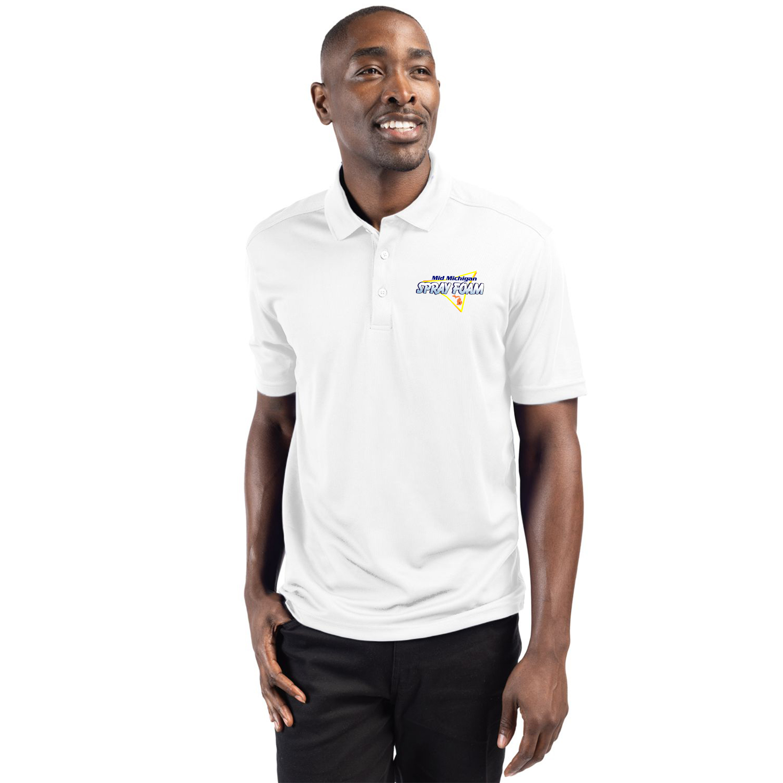 CUTTER & BUCK MQK00075 - Clique Spin Eco Performance Pique Men's Polo