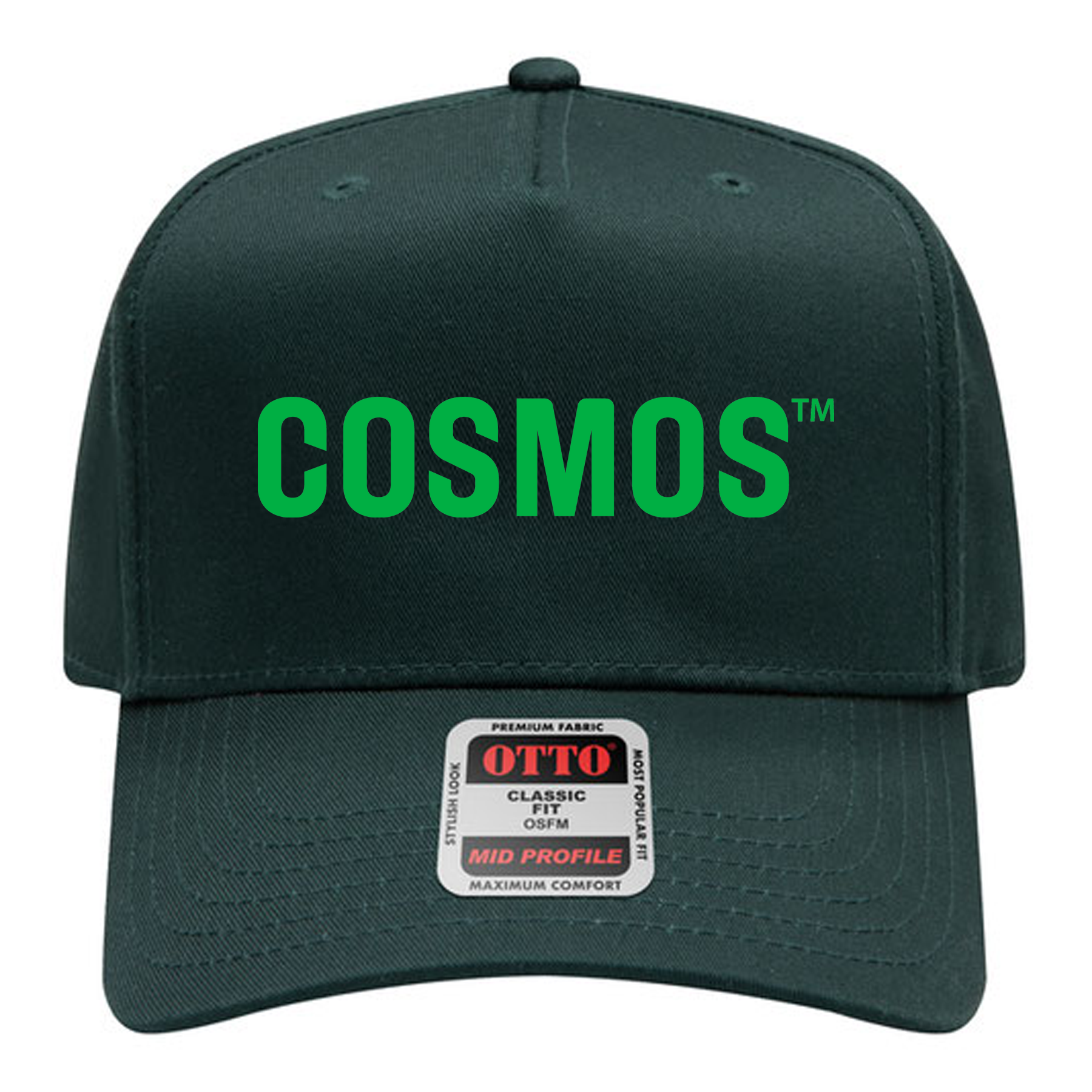 OTTO Cap 31-069 - Cotton Blend Twill 5-Panel Mid Profile Baseball Cap