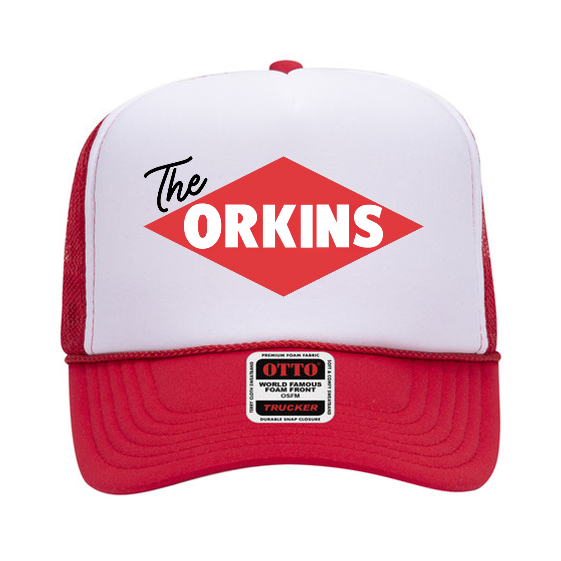 OTTO Cap 39-169 - High Crown Polyester Foam Front 5-Panel Trucker Hat