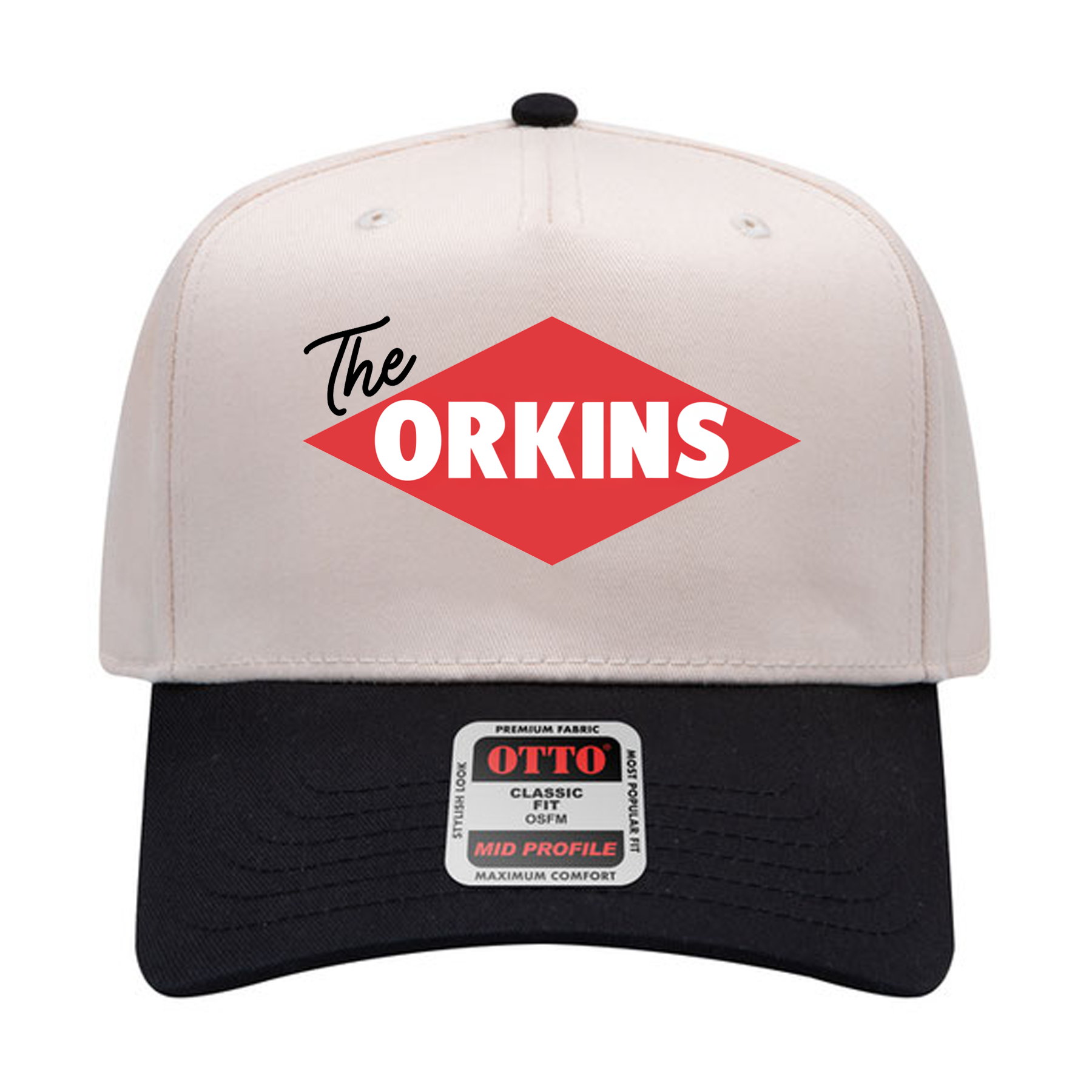 OTTO Cap 31-069 - Cotton Blend Twill 5-Panel Mid Profile Baseball Cap