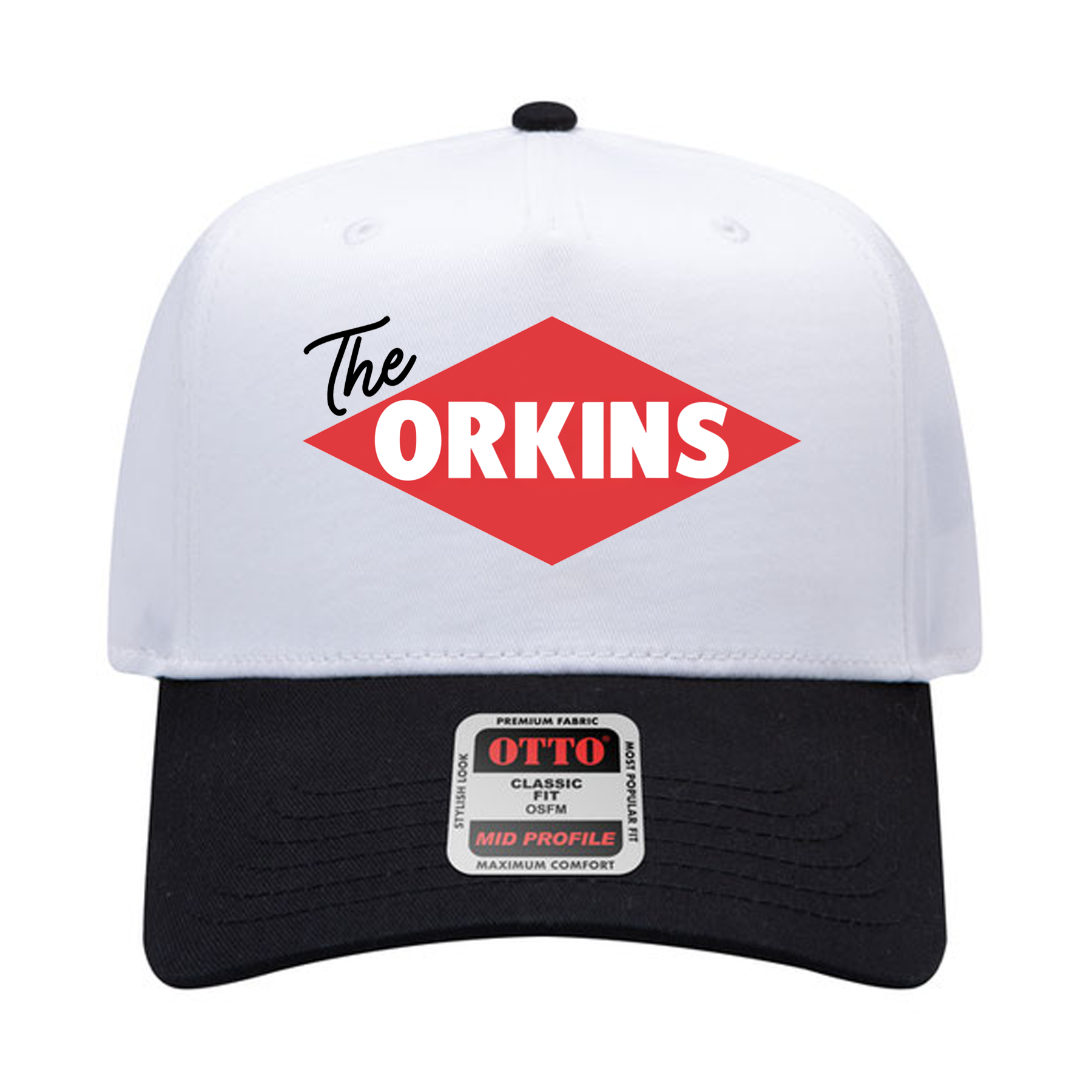 OTTO Cap 31-069 - Cotton Blend Twill 5-Panel Mid Profile Baseball Cap