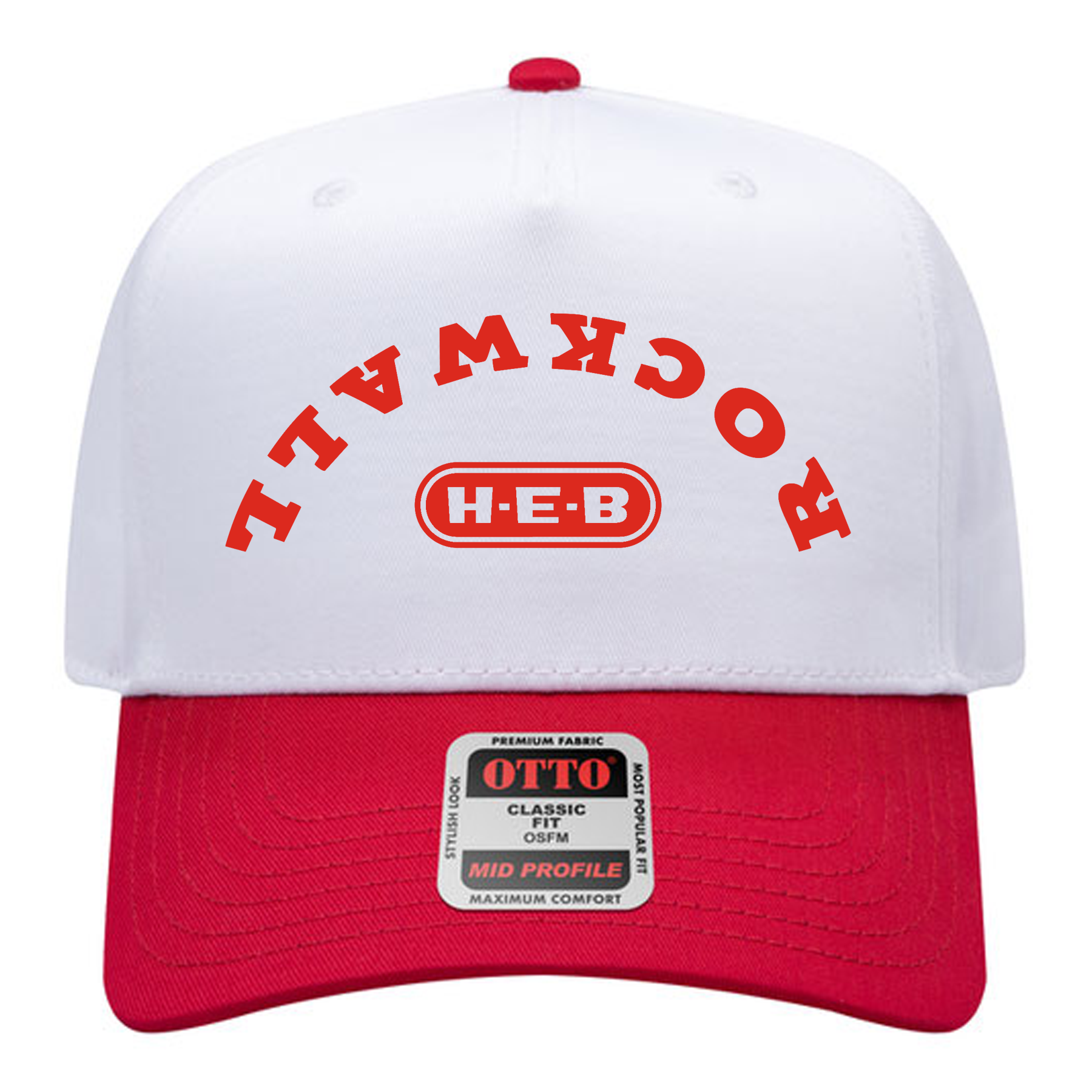 OTTO Cap 31-069 - Cotton Blend Twill 5-Panel Mid Profile Baseball Cap