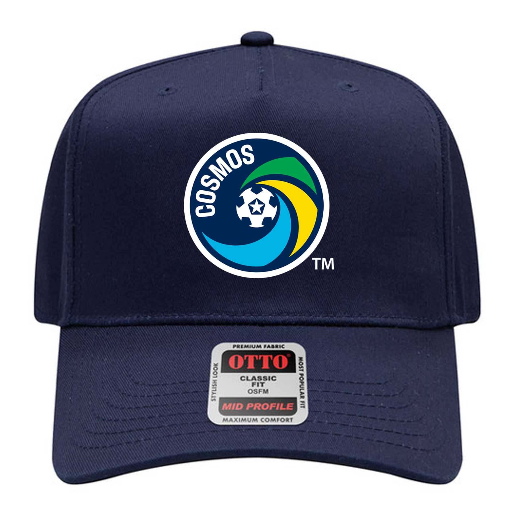 OTTO Cap 31-069 - Cotton Blend Twill 5-Panel Mid Profile Baseball Cap