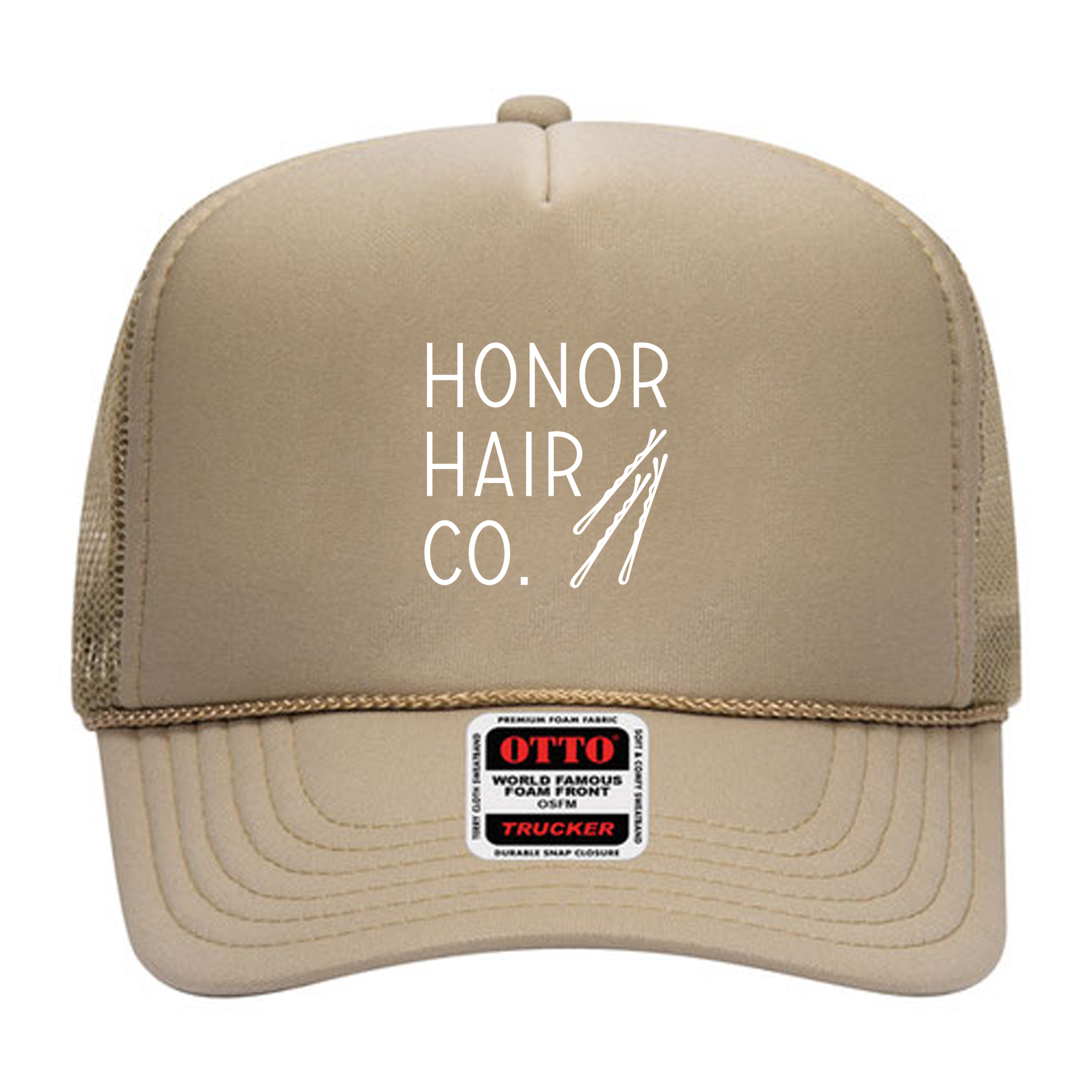 OTTO Cap 39-165 - 5-Panel High Crown Polyester Foam Front Trucker Hat